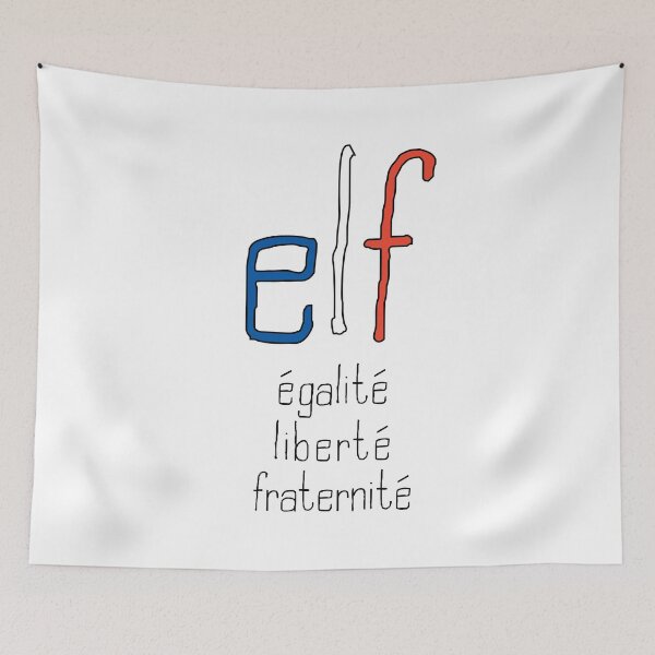 Item preview, elf - égalité, liberté, fraternité designed and sold by Hell-Prints.