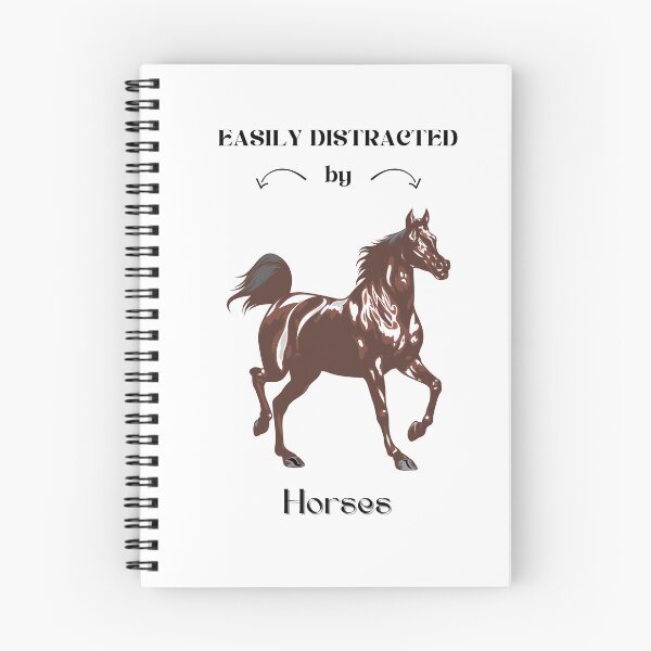 Item preview, Easily distracted by Horses in Brown designed and sold by Horse-Aholic.