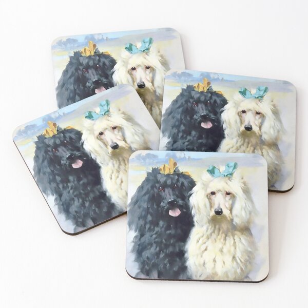 Item preview, Poodles by Arthur Wardle designed and sold by KellysComColors.