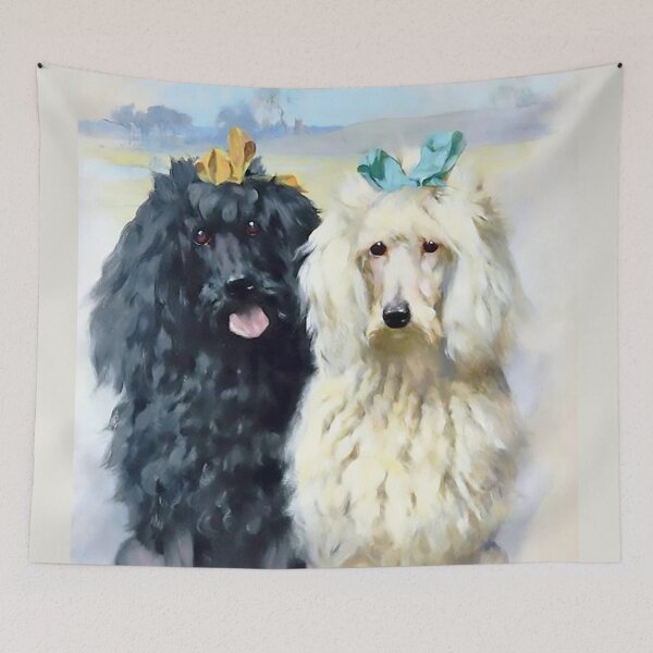 Item preview, Poodles by Arthur Wardle designed and sold by KellysComColors.