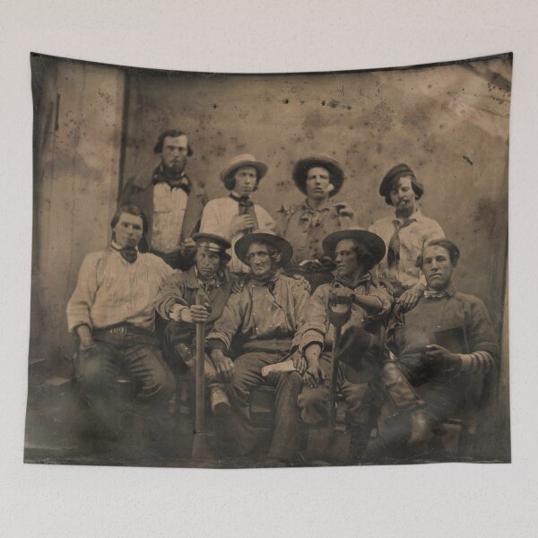 Item preview, California Gold Rush Miners, 1850s designed and sold by World Vintage Photos.