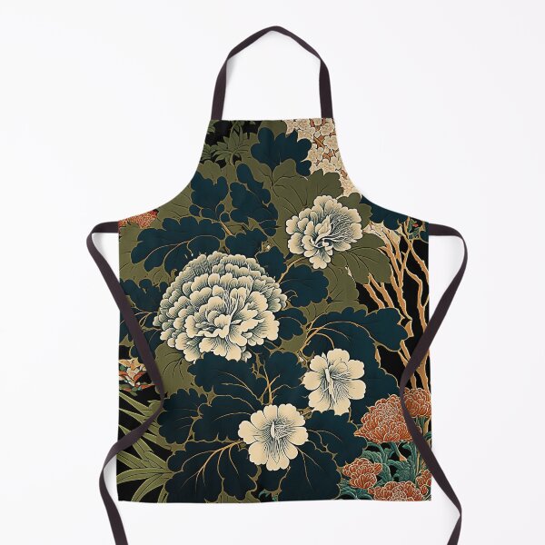 Artikelvorschau, Ukiyoe Blooms: Ein traditioneller japanischer Holzschnitt mit Blumen im Ukiyoe-Stil. entworfen und verkauft von BotTastic.
