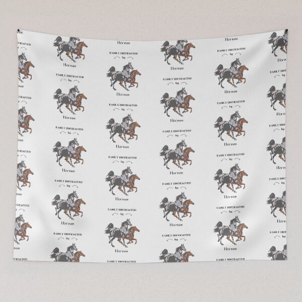 Item preview, Easily distracted by Horses  designed and sold by Horse-Aholic.