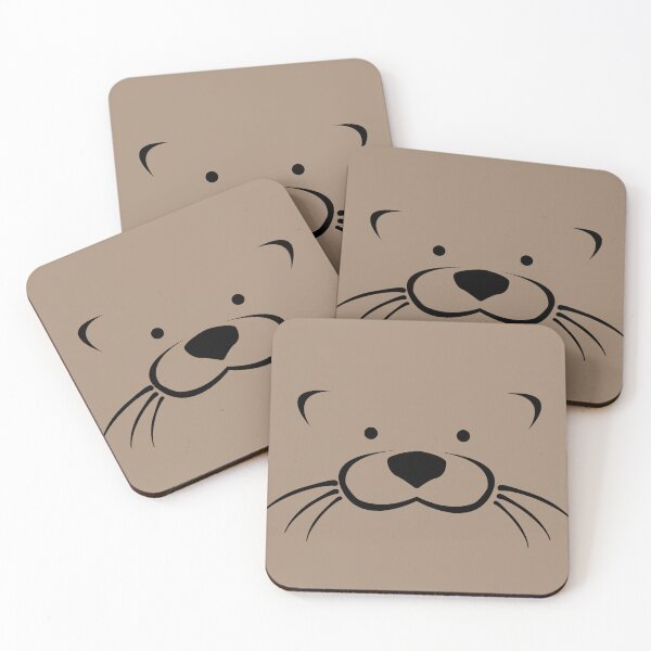 Item preview, otter face cute designed and sold by RascalCalmind.