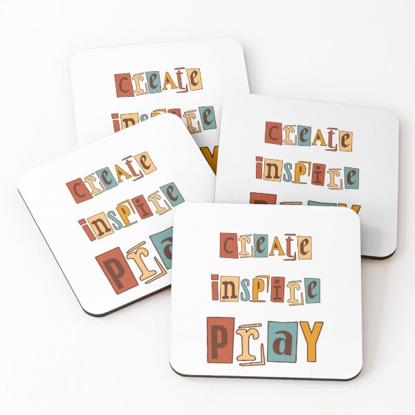 Item preview, Create. Inspire. Pray designed and sold by Calli_Designs.