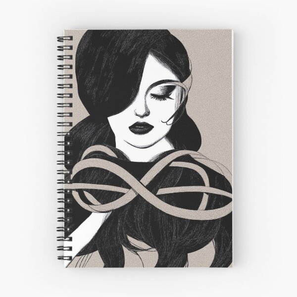 Item preview, Shy woman tied in bondage - black and white. designed and sold by BDSMlovers.
