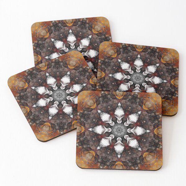 Item preview, eight cones roundel mandala designed and sold by effervescence.