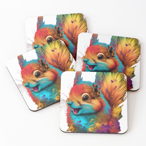 Item preview, Happy Little Squirrel designed and sold by PosterManiaRo.