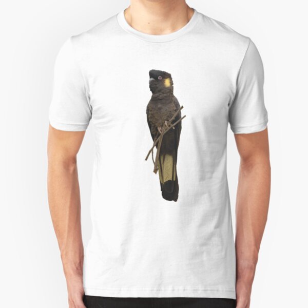 Yellow-tailed Black Cockatoo Slim Fit T-Shirt