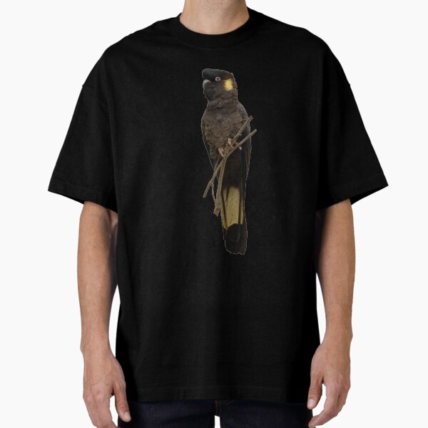 Yellow-tailed Black Cockatoo Oversized T-Shirt