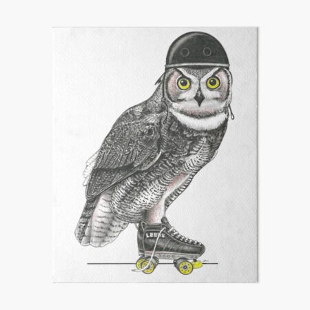 Item preview, Roller Derby Owl designed and sold by JimsBirds.