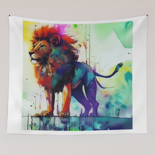 Item preview, Proud Lion designed and sold by Verdant Rose Studio.