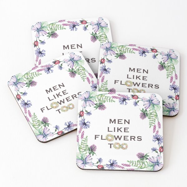 Item preview, MEN LIKE FLOWERS TOO designed and sold by ORIGENcreate.