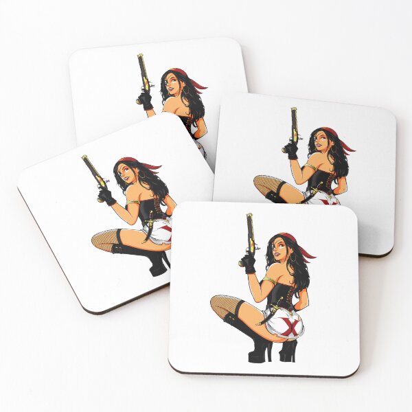 Aperçu de l'œuvre Pirate Booty Pin-Up Girl créée et vendue par DeadMonkeyShop.