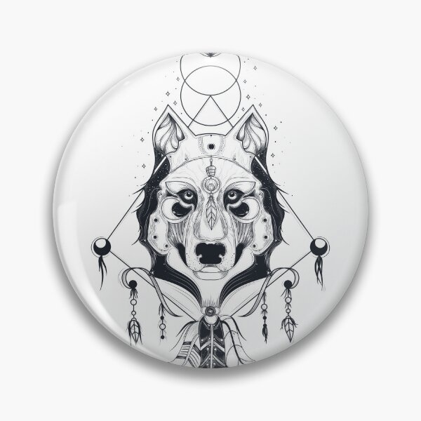 Item preview, wolf black trending design designed and sold by AI-Collections.