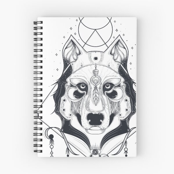 Item preview, wolf black trending design designed and sold by AI-Collections.