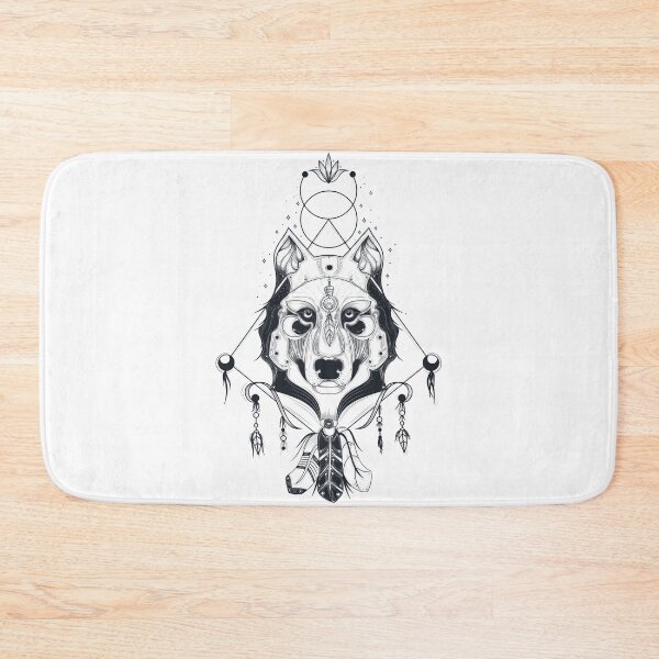 Item preview, wolf black trending design designed and sold by AI-Collections.