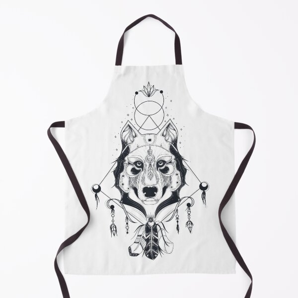 Item preview, wolf black trending design designed and sold by AI-Collections.