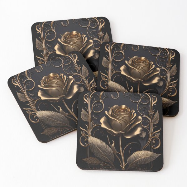 Item preview, Art Deco Metal Rose - The Metal Collection designed and sold by FiveIntentions.