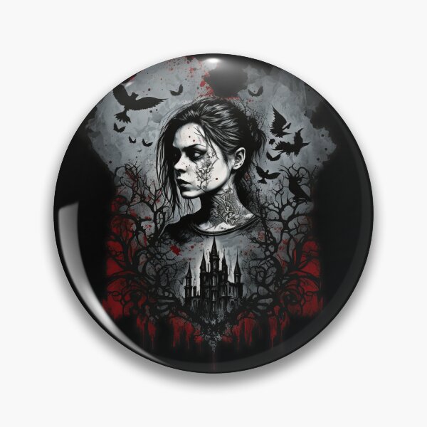 Item preview, Castle Goth Girl - Dark Bloody Gothic Design designed and sold by Top Seller ⭐⭐⭐⭐⭐ 5/5.