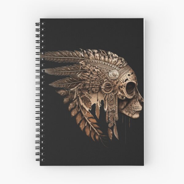 Item preview, Head of an Aztec Jaguar Warrior Skull Mexican Ancient Mythology designed and sold by CoyoteStudio.