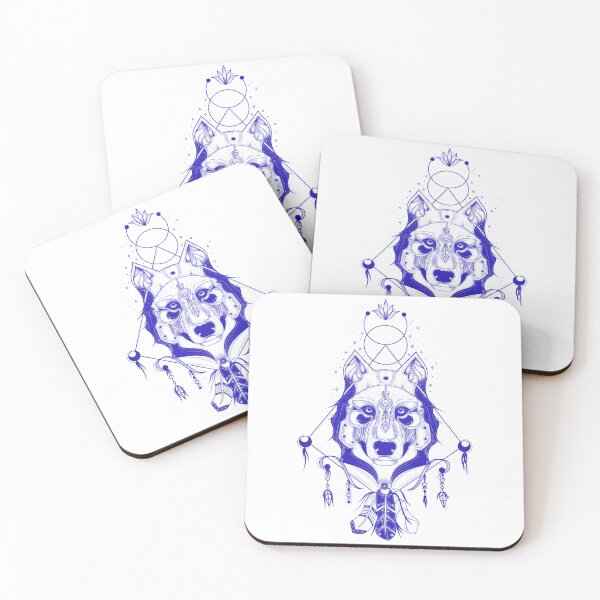 Item preview, wolf blue trending design designed and sold by AI-Collections.