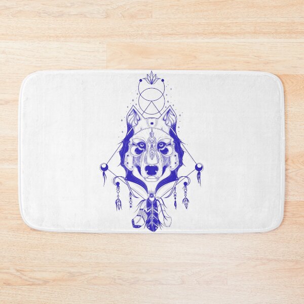 Item preview, wolf blue trending design designed and sold by AI-Collections.
