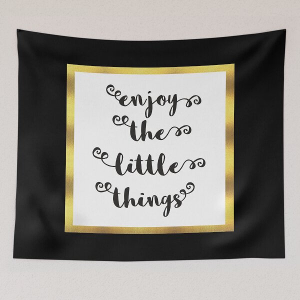 Item preview, The Little Things Quote designed and sold by quarantine81.
