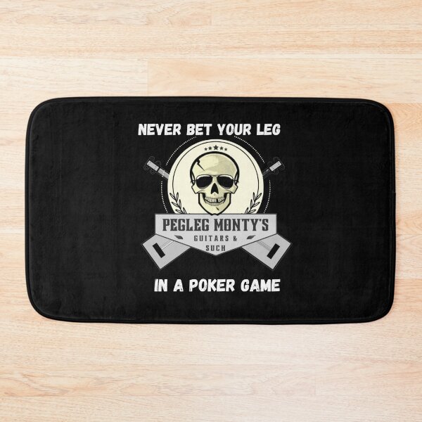 Item preview, Funny! Never Bet Your Leg in a Poker Game Shirt designed and sold by PegLeg-Montys.