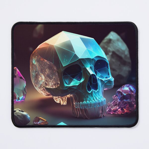Item preview, Mini Crystal Skull, Poster designed and sold by SkullandKitten.