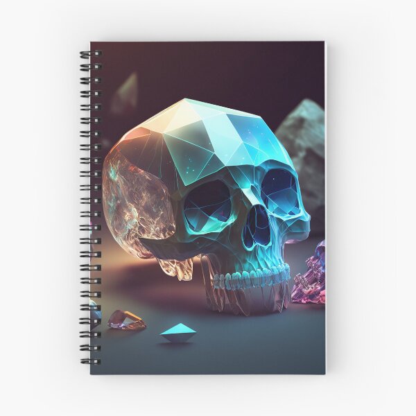 Item preview, Mini Crystal Skull, Poster designed and sold by SkullandKitten.