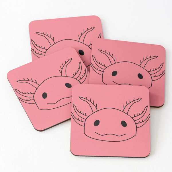 Item preview, axolotl face cute designed and sold by RascalCalmind.