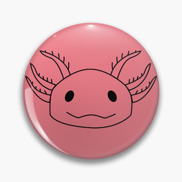 Item preview, axolotl face cute designed and sold by RascalCalmind.