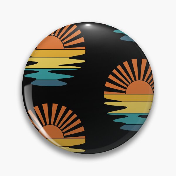 Item preview, Retro Sunset Rays Pattern designed and sold by PBJArt.