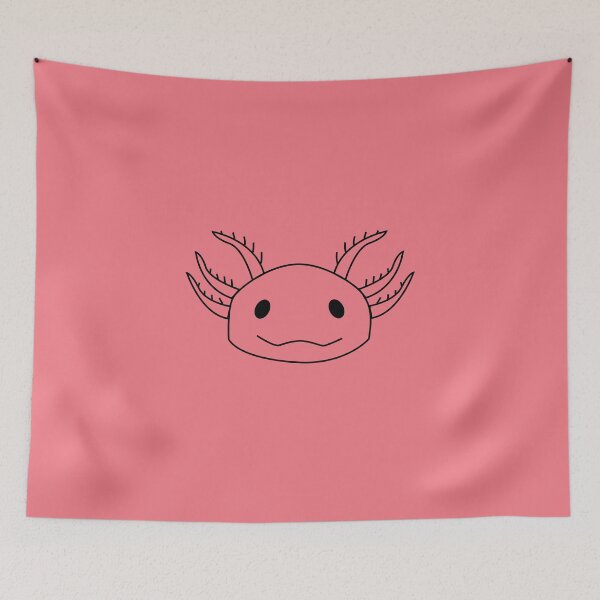 Item preview, axolotl face cute designed and sold by RascalCalmind.