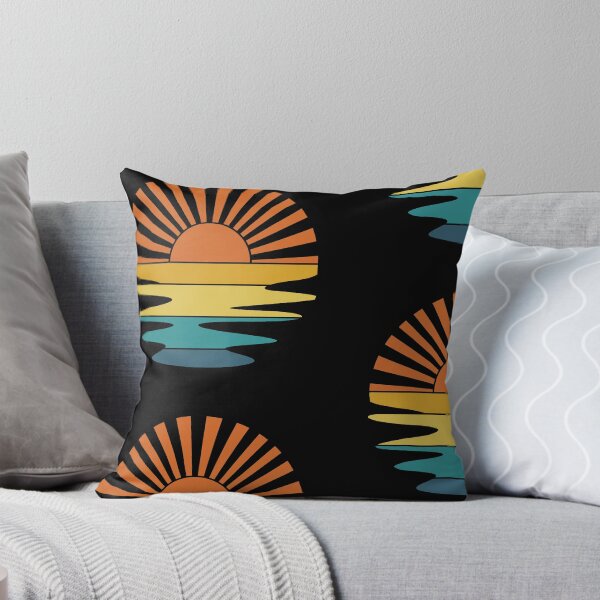 Item preview, Retro Sunset Rays Pattern designed and sold by PBJArt.