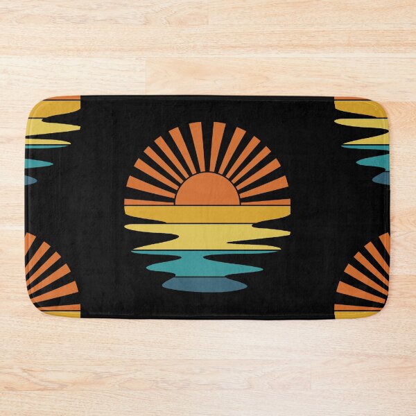Item preview, Retro Sunset Rays Pattern designed and sold by PBJArt.