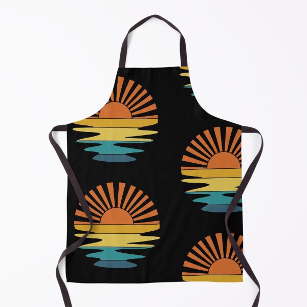 Item preview, Retro Sunset Rays Pattern designed and sold by PBJArt.