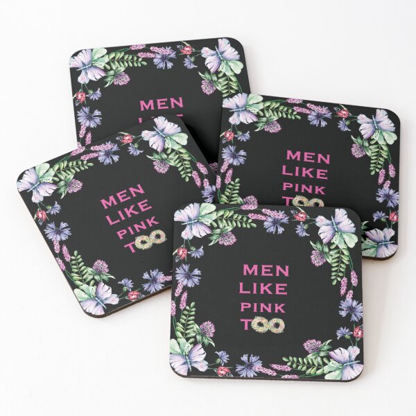 Item preview, MEN LIKE PINK TOO designed and sold by ORIGENcreate.