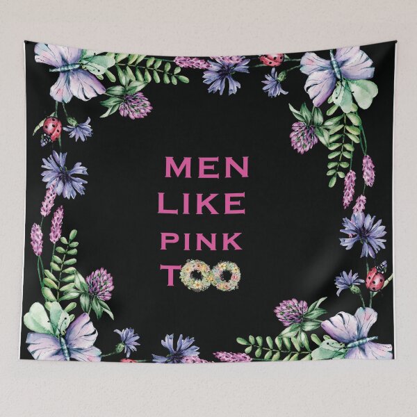 Item preview, MEN LIKE PINK TOO designed and sold by ORIGENcreate.