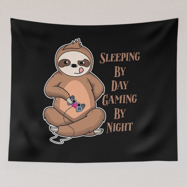 Item preview, Sleeping By Day Gaming By Night designed and sold by Yourfavshop600.