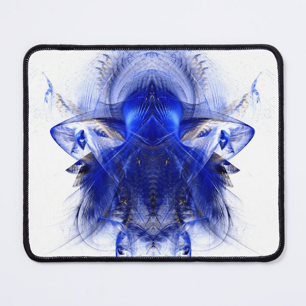 Item preview, fractal winged blue beetle designed and sold by effervescence.