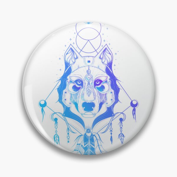 Item preview, wolf gradient trending design designed and sold by AI-Collections.