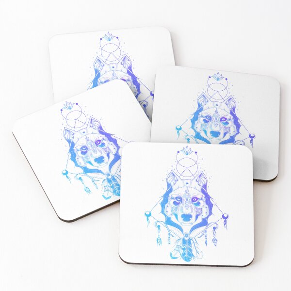 Item preview, wolf gradient trending design designed and sold by AI-Collections.