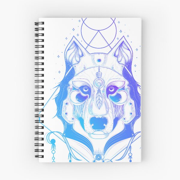 Item preview, wolf gradient trending design designed and sold by AI-Collections.