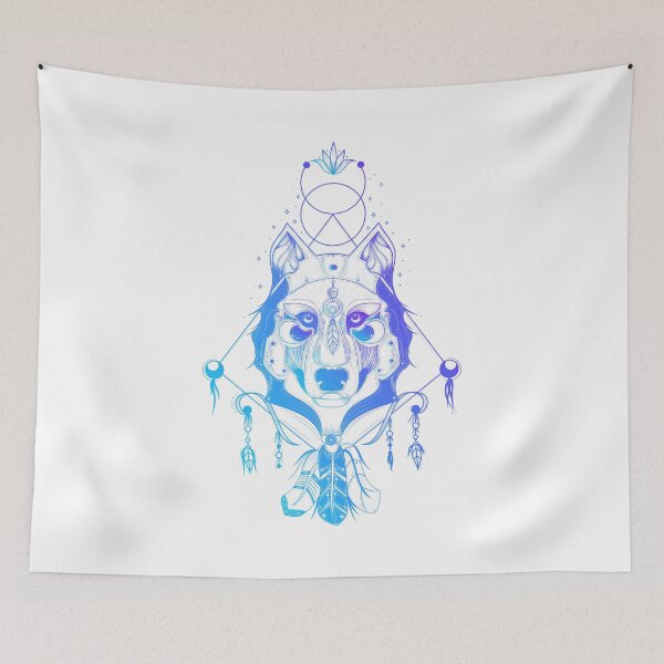 Item preview, wolf gradient trending design designed and sold by AI-Collections.