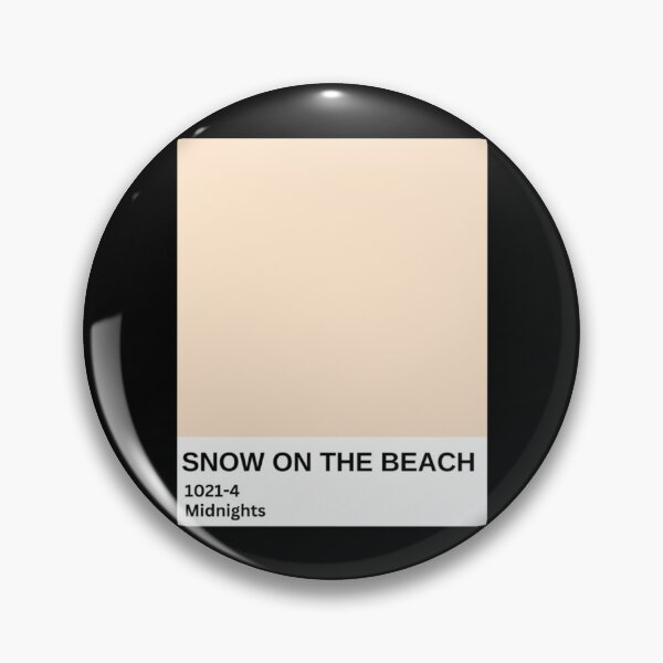 Item preview, Snow on the Beach Midnights Pantone Paint Chip    designed and sold by FrantasticalCo.