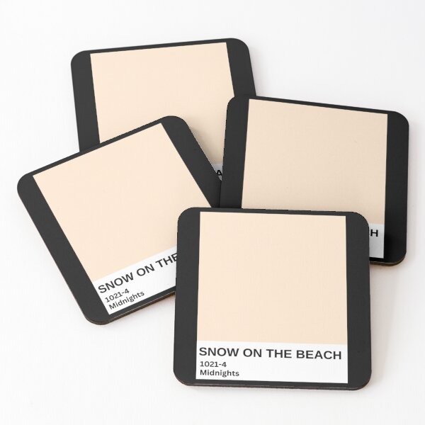 Item preview, Snow on the Beach Midnights Pantone Paint Chip    designed and sold by FrantasticalCo.