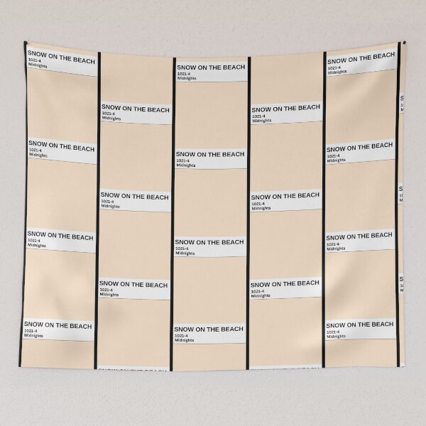 Item preview, Snow on the Beach Midnights Pantone Paint Chip    designed and sold by FrantasticalCo.