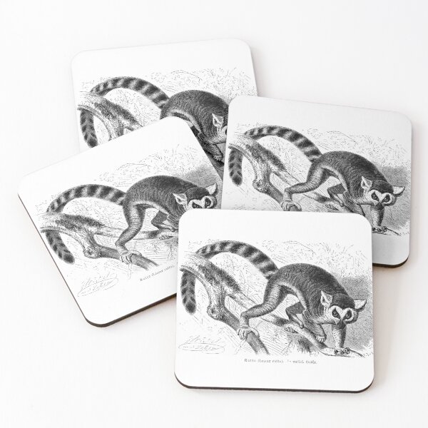 Item preview, Lemur catta by Gustav Ludwig Heinrich Mützel  designed and sold by Amanda1775.